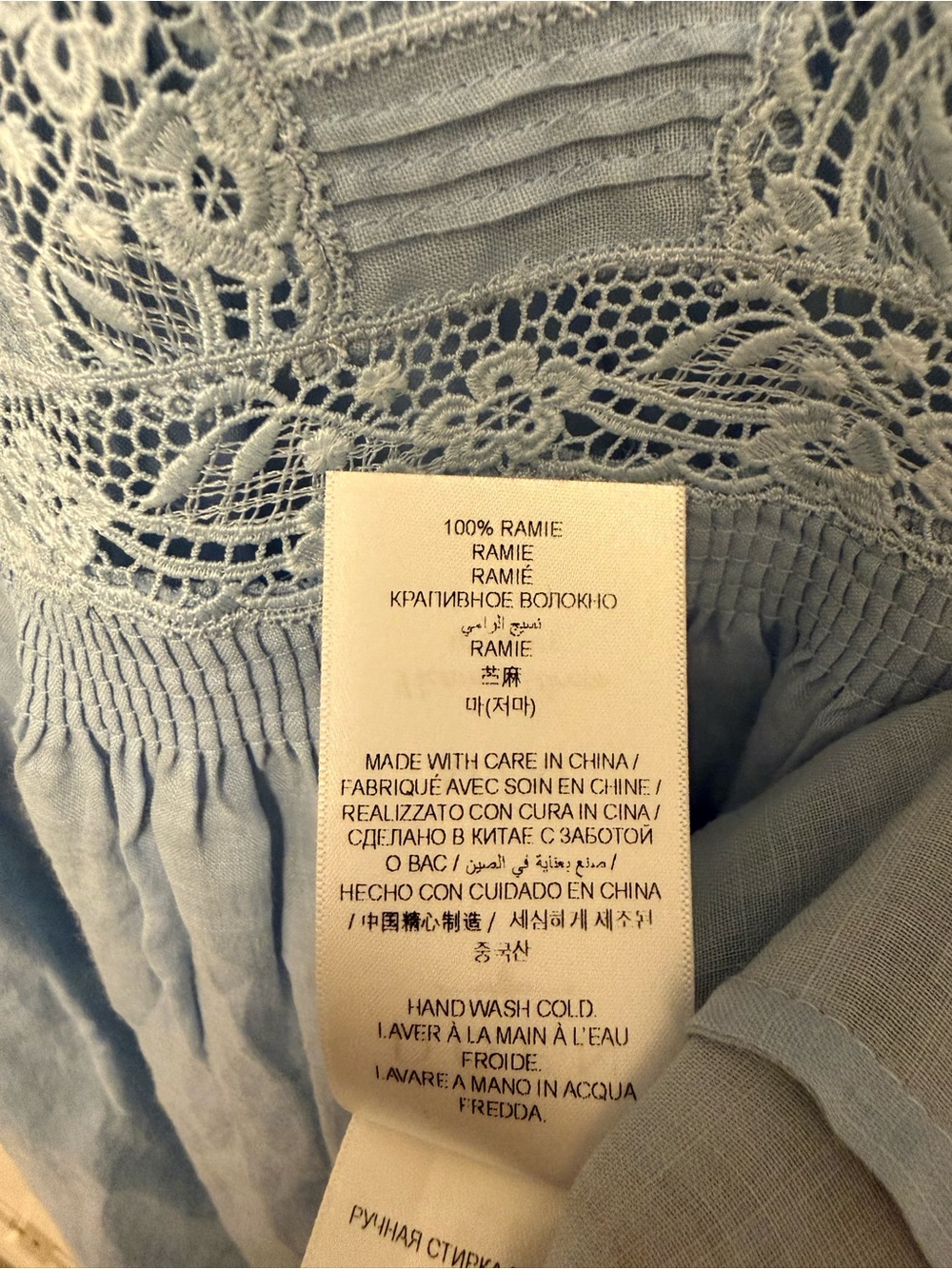 Doen Victoria Dress in Ice Blue - Picture 8 of 8
